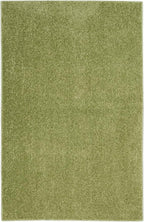 Nourison Home Nourison Essentials Green 2' x 4' Area Rug - Easy Clean, Non Shedding, Bed Room, Living Room, Dining Room, Kitchen (2' x 4')