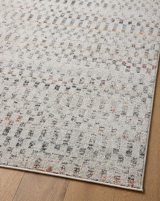 Loloi Kamala Collection KAM-05 Grey/Multi 2'-7" x 12'-0" Runner Rug