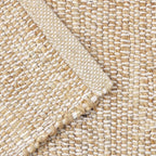 REDEARTH · Jute Cotton Area Rug - 4'x6' Rectangular Rug, Sustainable Handwoven, Non-Shedding, Soft & Durable – Reversible, Neutral Tones for Home Décor in Living Room, Dining Room, Bedroom, Set of 2