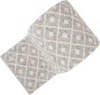 Well Woven Custom Size Runner - Choose Your Length - Ainsley Grey Diamond Trellis Geometric Tribal - 27 Inches Wide x 8 Feet Long Runner (27" x 8' Runner) Rug