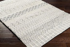 Mark&Day Area Rugs, 9x12 Greensburg Global Cream Area Rug, Cream Grey Carpet for Living Room, Bedroom or Kitchen (8'10" x 12')