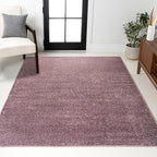 JONATHAN Y Haze Solid Low-Pile Light Purple Indoor Area Rug 12x15, Coastal,Bohemian,Minimalist,Classic, Easy-Cleaning for Living Room,Bedroom,Kitchen,Pet Friendly,Non-Shedding (SEU100R-15)