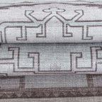 Fame Living Washable Area Rug. Modern Farmhouse. Vintage. Turkish. Bohemian. Distressed. Oriental. Traditional. Rugs for Living Room. Dining. Bedroom. Office. Entryway. Foyer. (856BrC, 9' x 12')
