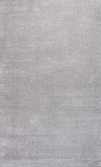 Eyely UES100K-8 Supersoft Haze Solid Low-Pile Indoor Area Rug Casual;Contemporary;Solid;Traditional, Bedroom, Kitchen, Living Room, Easy-Cleaning, Non-Shedding, 8 X 10, Light Gray