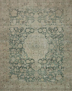 Loloi Magnolia Home by Joanna Gaines Sinclair Collection SIN-05 Jade/Sand 2'-3" x 9'-6", .25" Pile Height, Machine Washable, Runner Rug