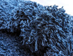 Unique Loom Solid Shag Collection Area Rug (2' 2" x 6' 5" Runner, Sapphire Blue/ Navy Blue)