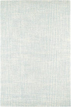 Dash and Albert Crosshatch Wool Area Rug - 2.5' x 8' Runner Sky Blue Solid Hand Micro Hooked Accent Rug - Durable, High Traffic Areas Bedroom, Hallway, Stairs