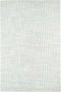 Dash and Albert Crosshatch Wool Area Rug - 6' x 9' Sky Blue Solid Hand Micro Hooked Accent Rug - Durable, High Traffic Areas Bedroom, Hallway, Stairs