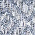 Nourison Home Versatile Denim Blue 5' x 7' Area Rug - Easy Clean, Non Shedding, Bed Room, Living Room, Dining Room, Kitchen (5' x 7')
