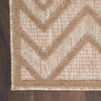 Nourison Home Versatile Natural Beige 4' x 6' Area Rug - Easy Clean, Non Shedding, Bed Room, Living Room, Dining Room, Kitchen (4' x 6')