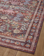 Loloi Rifle Paper Co. Maison Collection MAO-06 Red 2'-6" x 7'-6", .19" Pile Height, Runner Rug