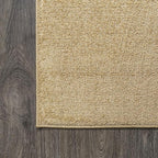 JONATHAN Y Haze Solid Low-Pile Mustard Indoor Area Rug 12x15, Coastal,Bohemian,Minimalist,Classic, Easy-Cleaning for Living Room,Bedroom,Kitchen,Pet Friendly,Non-Shedding (SEU100B-15)