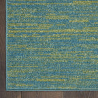 Nourison Home Nourison Essentials Blue Green 9' x Square Area Rug - Easy Clean, Non Shedding, Bed Room, Living Room, Dining Room, Kitchen (9' x Square)