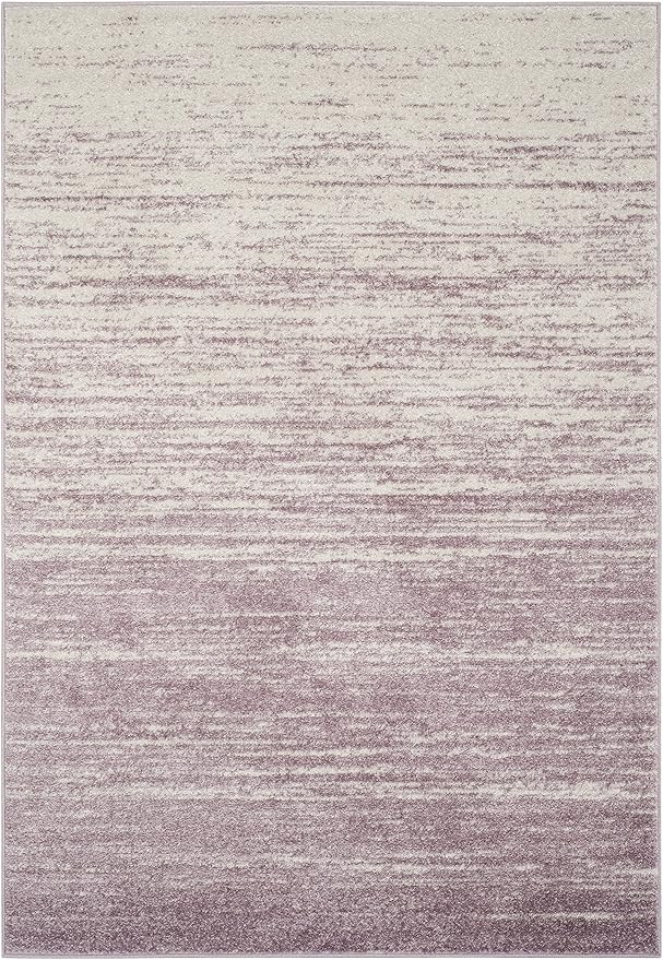SAFAVIEH Adirondack Collection Area Rug - 5'1" x 7'6", Cream & Purple, Modern Ombre Design, Non Shedding & Easy to Clean, Ideal for Living Room, Bedroom, Office, Dining Space (ADR113L)