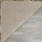 SAFAVIEH Dallas Shag Collection Area Rug - 6' x 9', Beige & Ivory, Trellis Design, Non-Shedding & Easy Care, 1.5-inch Thick Ideal for High Traffic Areas in Living Room, Bedroom (SGD257D)
