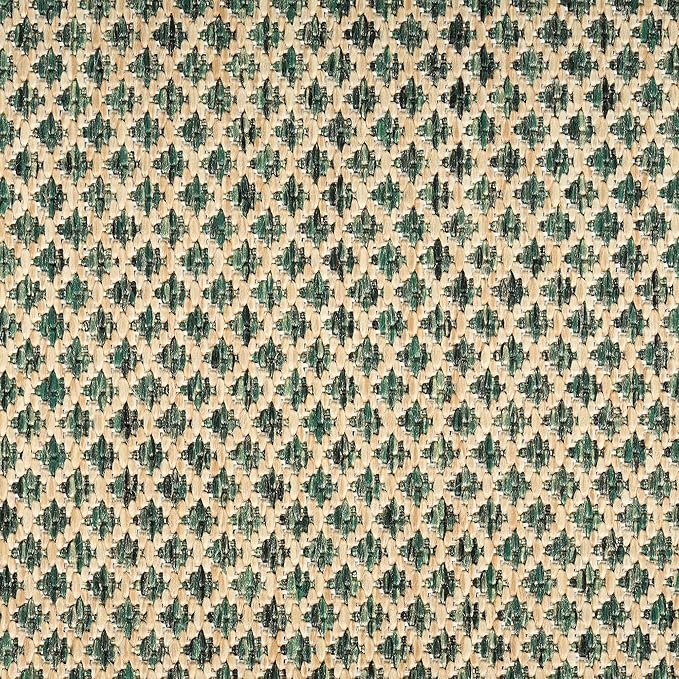 Nourison Home Courtyard Green 9' x 12' Area Rug - Easy Clean, Non Shedding, Bed Room, Living Room, Dining Room, Kitchen (9' x 12')