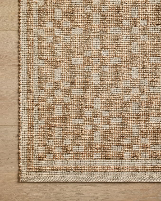 Loloi Chris Loves Julia Judy Collection JUD-07 Natural/Ivory 8'-6" x 11'-6" Area Rug