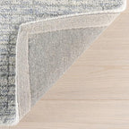 Rugs USA Melrose Light Blue/Ivory, 6' x 9', Handmade, Wool & Cotton, Soft and Cozy, High Traffic, Stain Resistant, Easy Clean, Durable Area Rug for Bedroom, Living Room, Dining Space, Den, Entryway