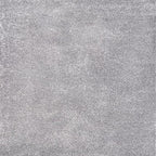 Eyely UES100A-7SQ Supersoft Haze Solid Low-Pile Indoor Area Rug, Coastal, Bohemian, Minimalist, Classic, Casual for Bedroom,Kitchen,Living Room,Non Shedding,Easy-Washing, Gray, 7' Square