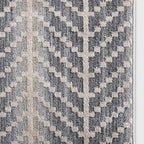 Well Woven Custom Size Hallway & Stair Runner- Harlow Rhodes Grey 31 Inches Wide x 8 Feet Long Runner (31" x 8') Runner Rug - Contemporary Design, Ultra-Soft, Easy-Clean