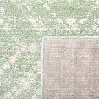 SAFAVIEH Adirondack Collection Area Rug - 5'1" x 7'6", Green & Ivory, Modern Diamond Distressed Design, Non-Shedding & Easy Care, Ideal for High Traffic Areas in Living Room, Bedroom (ADR131Y)