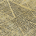 Addison Rugs Chantille ACN591 Gold 8' x 8' Indoor Outdoor Round Rug, Easy Clean, Machine Washable, Non Shedding, Bedroom, Living Room, Dining Room, Kitchen, Patio Rug