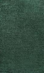 Eyely UES100L-3 Supersoft Haze Solid Low-Pile Indoor Area Rug Casual;Contemporary;Solid;Traditional, Bedroom, Kitchen, Living Room, Easy-Cleaning, Non-Shedding, 3 X 5, Emerald