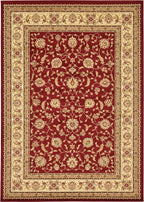 Unique Loom Voyage Collection Traditional Oriental Classic Intricate Design Area Rug (8' 0 x 11' 4 Rectangular, Red/Gold)