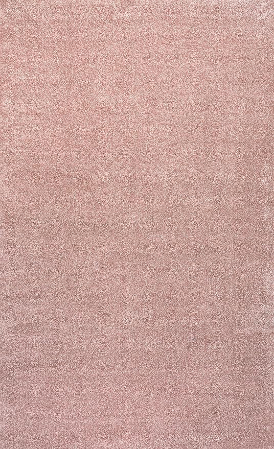 JONATHAN Y Haze Solid Low-Pile Pink Indoor Area Rug 10x14, Coastal,Bohemian,Minimalist,Classic, Easy-Cleaning for Living Room,Bedroom,Kitchen,Pet Friendly,Non-Shedding (SEU100P-14)