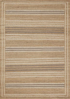 Loloi Chris Loves Julia Judy Collection JUD-03 Natural/Dove 2'-3" x 3'-9" Accent Rug