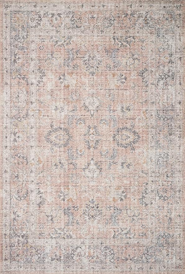 Loloi Skye Collection SKY-01 Blush/Grey 2'-6" x 12'-0" Runner Rug