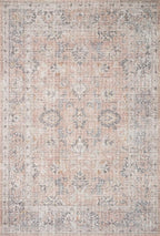 Loloi Skye Collection SKY-01 Blush/Grey 2'-6" x 12'-0" Runner Rug