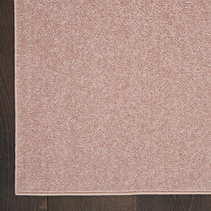 Nourison Home Nourison Essentials Pink 8' x 10' Area Rug - Easy Clean, Non Shedding, Bed Room, Living Room, Dining Room, Kitchen (8' x 10')