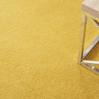 Nourison Home Nourison Essentials Yellow 4' x 6' Area Rug - Easy Clean, Non Shedding, Bed Room, Living Room, Dining Room, Kitchen (4' x 6')