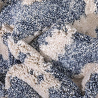 Well Woven Custom Size Hallway Stair Runner - Choose Your Length - Ainsley Blue Diamond Trellis Geometric Tribal - 31 Inches Wide x 30 Feet Long Runner (31" x 30' Runner) Rug