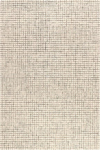 Rugs USA Melrose Cream, 3' x 5', Handmade, Wool & Cotton, Soft and Cozy, High Traffic, Stain Resistant, Easy Clean, Durable Area Rug for Bedroom, Living Room, Dining Space, Den, Entryway