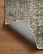 Loloi Amber Lewis Morgan Collection MOG-05 Spice/Lagoon 11'-6" x 14'-6" 38" Thick Area Rug feat. CloudPile Neutral, Room Décor, Vintage Inspired, Livingroom, Bedroom, Dining Area