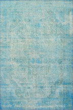 Loloi Loren Collection LQ-08 Aqua 3'-6" x 5'-6" Accent Rug