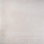 Eyely UES100D-6SQ Supersoft Haze Solid Low-Pile Indoor Area Rug, Coastal, Bohemian, Minimalist, Classic, Casual for Bedroom,Kitchen,Living Room,Non Shedding,Easy-Washing, Ivory, 6' Square