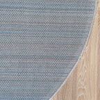 Unique Loom Solid Shag Collection Area Rug (5' 3" Round, Cloud Gray)