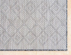 Unique Loom Outdoor Trellis Collection Area Rug - Tribal Trellis (3' 3" x 5' 3" Rectangle, Charcoal Gray/ Natural)