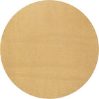 JONATHAN Y Haze Solid Low-Pile Mustard 6' Round Indoor Area Rug, Coastal,Bohemian,Minimalist,Classic, Easy-Cleaning for Living Room,Bedroom,Kitchen,Pet Friendly,Non-Shedding (SEU100B-6R)