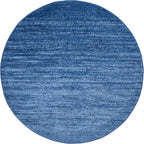 SAFAVIEH Adirondack Collection Area Rug - 10' Round, Light Blue & Dark Blue, Modern Ombre Design, Non Shedding & Easy to Clean, Ideal for Living Room, Bedroom, Office, Dining Space (ADR113F)