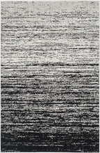 SAFAVIEH Adirondack Collection Area Rug - 5'1" x 7'6", Silver & Black, Modern Ombre Design, Non Shedding & Easy to Clean, Ideal for Living Room, Bedroom, Office, Dining Space (ADR113A)
