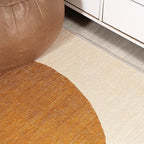 JONATHAN Y Machine Washable Indoor Area Rug 9X12 Cream/Terracotta, Cirkel Minimalist Geometric Dot for Living Room, Bedroom, Kitchen, Office, Easy-Cleaning, Pet-Friendly, Non-Shedding WSH113A-9