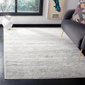 SAFAVIEH Adirondack Collection Area Rug - 5'1" x 7'6", Ivory & Silver, Modern Ombre Design, Non Shedding & Easy to Clean, Ideal for Living Room, Bedroom, Office, Dining Space (ADR113B)