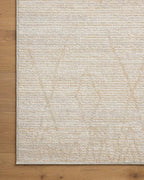 Loloi Kamala Collection KAM-03 Natural/Mist 4'-0" x 6'-0" Accent Rug