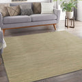 Nourison Home Nourison Essentials Green Gold 7' x Square Area Rug - Easy Clean, Non Shedding, Bed Room, Living Room, Dining Room, Kitchen (7' x Square)