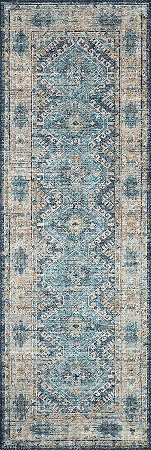 Loloi II Skye Collection SKY-03 Denim/Natural 2'-3" x 3'-9" Accent Rug