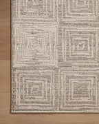 Loloi Darby Collection DAR-05 Beige/Grey 2'-7" x 10'-0" Runner Rug
